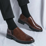 Luca Bianchi | Milano Prestige Leather Slip-On Shoes