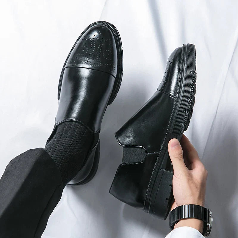 Luca Bianchi | Milano Prestige Leather Slip-On Shoes