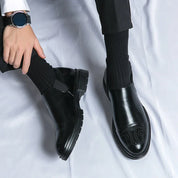 Luca Bianchi | Milano Prestige Leather Slip-On Shoes