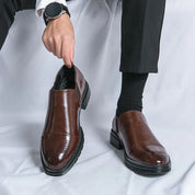 Luca Bianchi | Milano Prestige Leather Slip-On Shoes