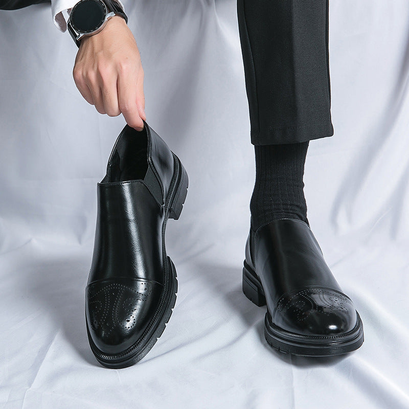 Luca Bianchi | Milano Prestige Leather Slip-On Shoes