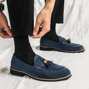 Alessandro Vieri | Suede Tassel Luxe Loafers