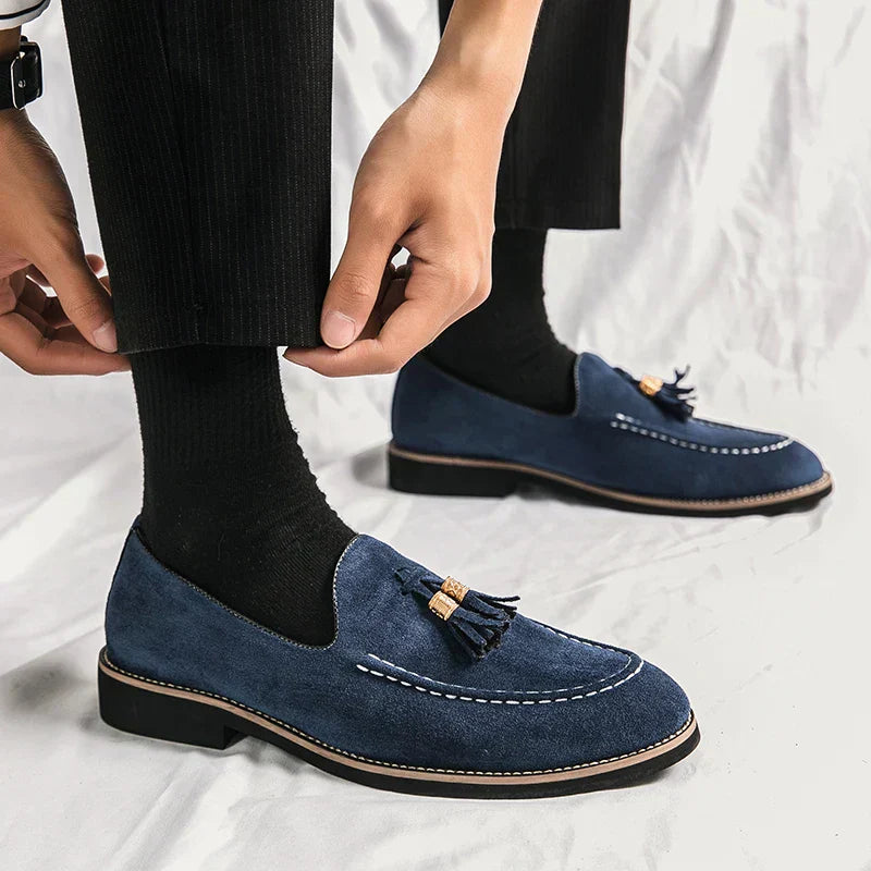 Alessandro Vieri | Suede Tassel Luxe Loafers