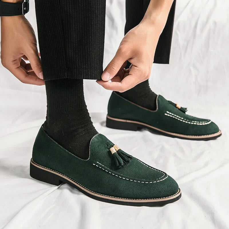 Alessandro Vieri | Suede Tassel Luxe Loafers