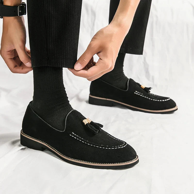 Alessandro Vieri | Suede Tassel Luxe Loafers