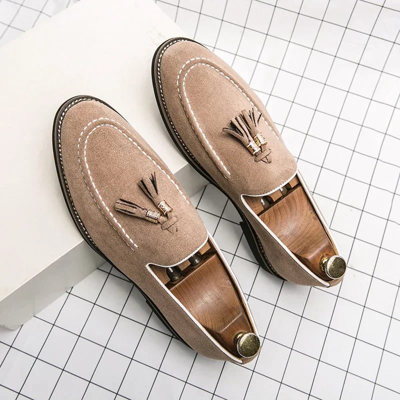 Alessandro Vieri | Suede Tassel Luxe Loafers
