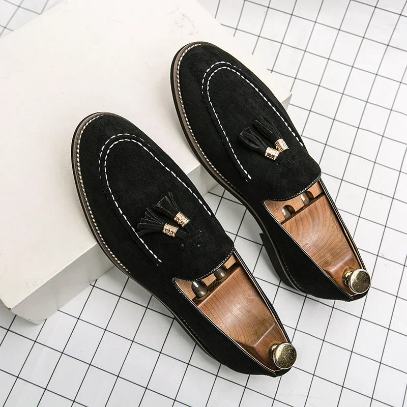 Alessandro Vieri | Suede Tassel Luxe Loafers