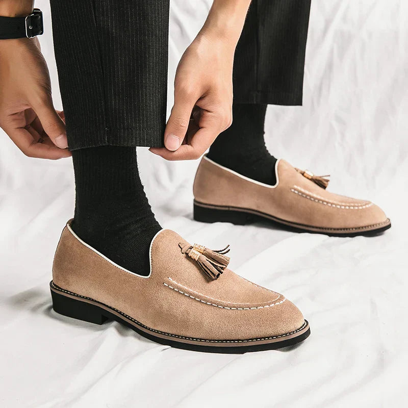 Alessandro Vieri | Suede Tassel Luxe Loafers