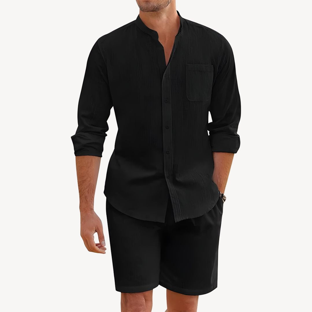 Marco DeLuca | Amalfi Linen Leisure Set Luxe
