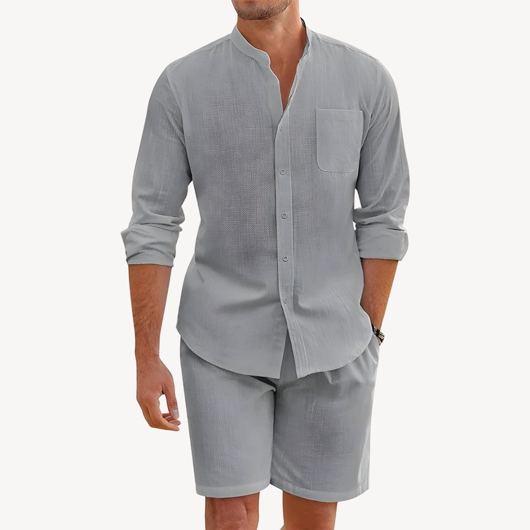 Marco DeLuca | Amalfi Linen Leisure Set Luxe