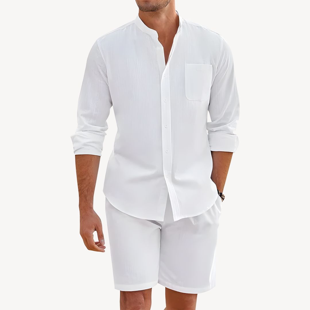 Marco DeLuca | Amalfi Linen Leisure Set Luxe