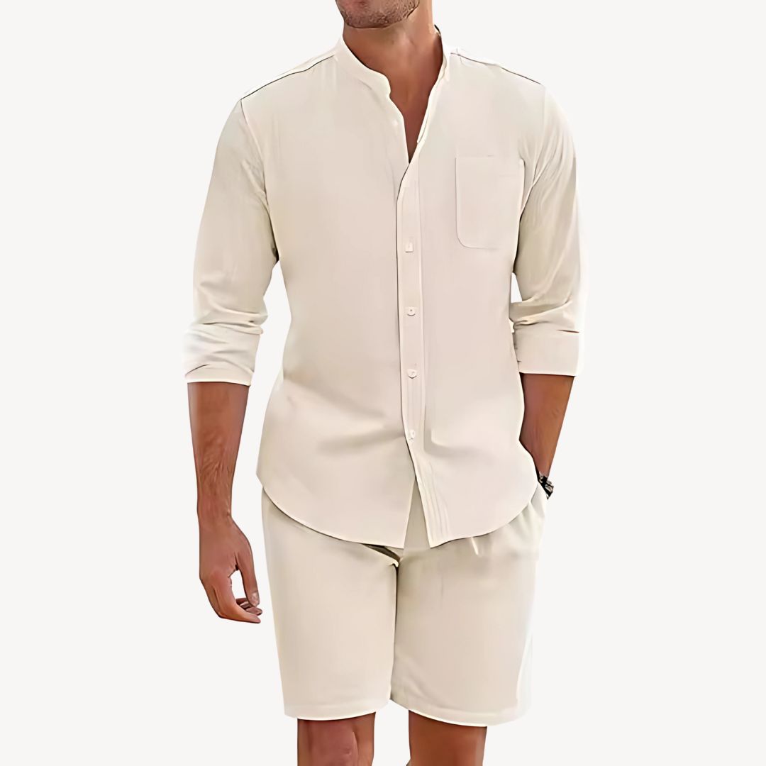 Marco DeLuca | Amalfi Linen Leisure Set Luxe