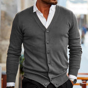 Edward Sinclair | Knitted Button Cardigan For Men