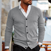 Edward Sinclair | Knitted Button Cardigan For Men