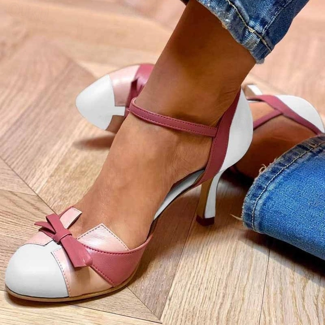 Victoria Salas | Elegant Bow High Heels For Women