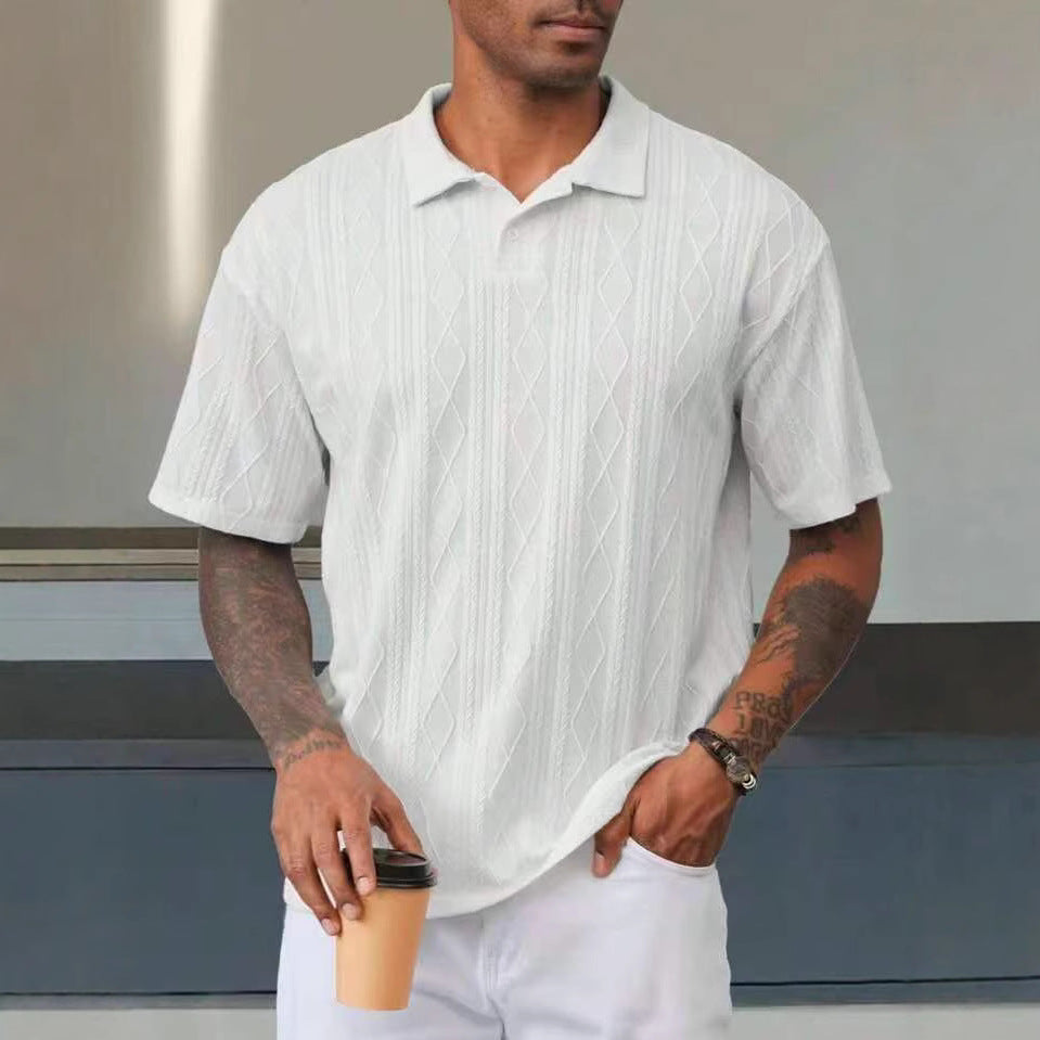 Marco Bellini | Premium Textured Polo Shirt For Men