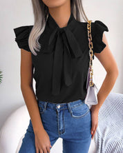 Vivienne Laurent | Elegant Bow Tie Blouse For Women