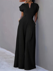 Vivienne Laurent | Elegant Wide Leg Jumpsuit For Women
