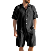 Luca Moretti | Striped Summer Co-Ord Set For Men