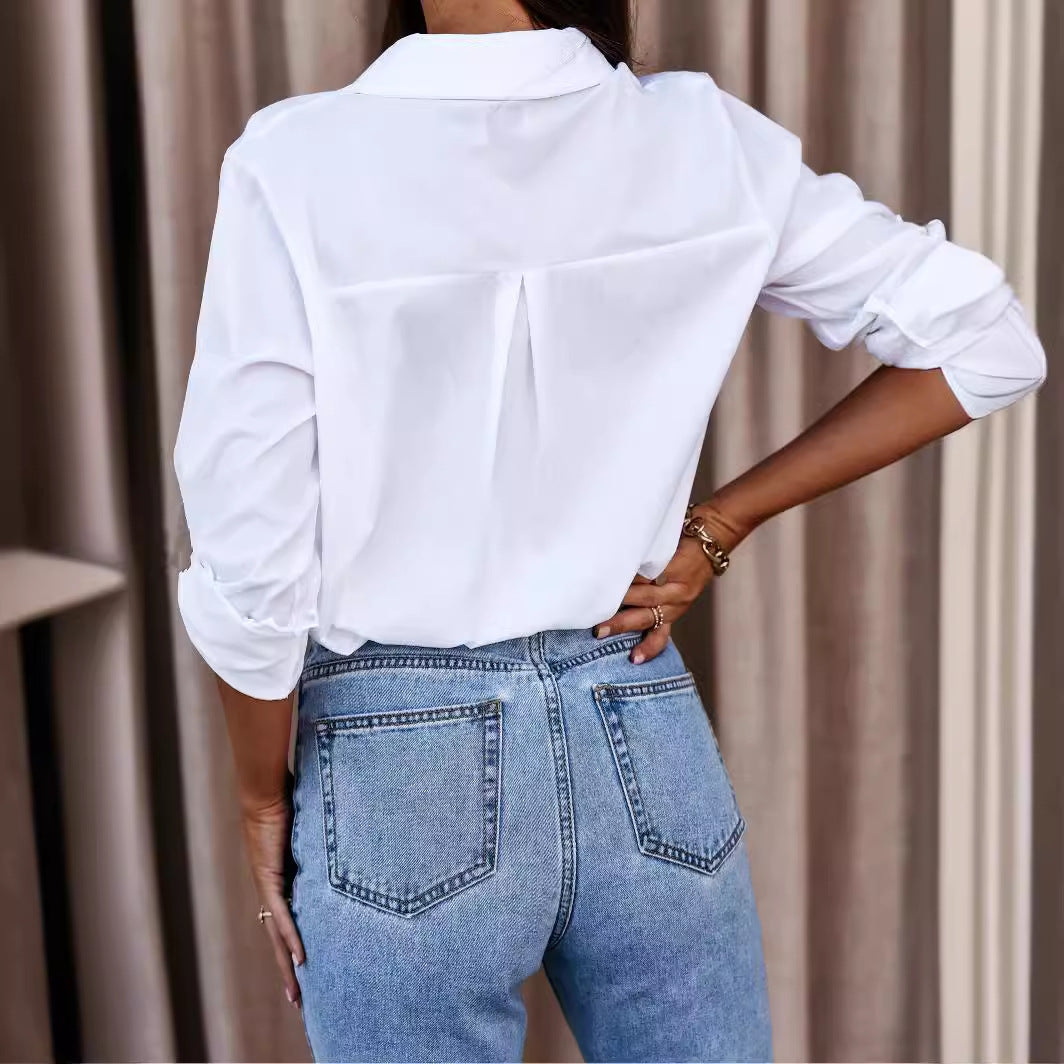 Olivia Whitmore | Relaxed Button-Up Shirt For Women