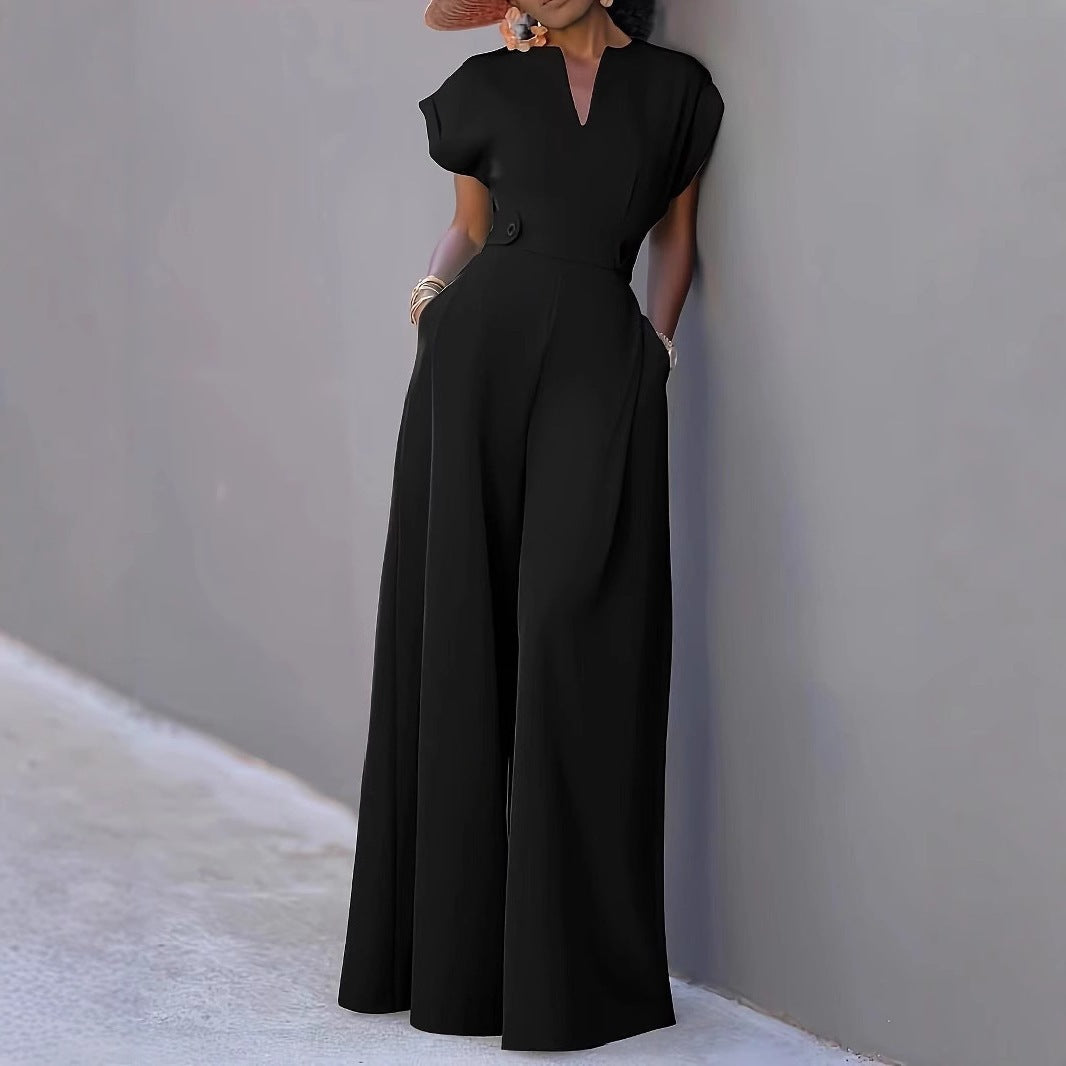 Vivienne Laurent | Elegant Wide Leg Jumpsuit For Women