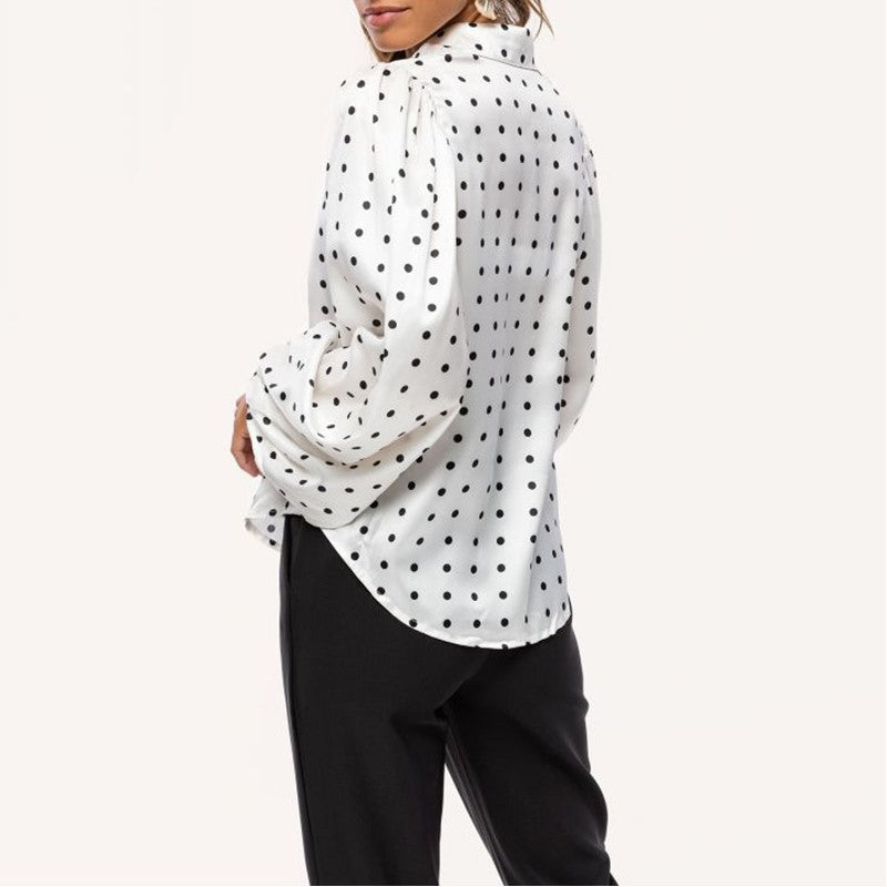Vivienne Ashford | Polka Dot Statement Blouse For Women