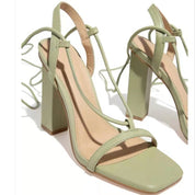 Sofia Bellini | Strappy Block Heel Sandals For Women