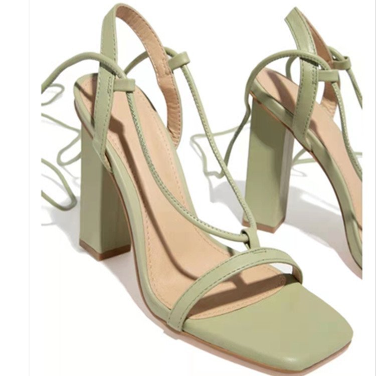 Sofia Bellini | Strappy Block Heel Sandals For Women