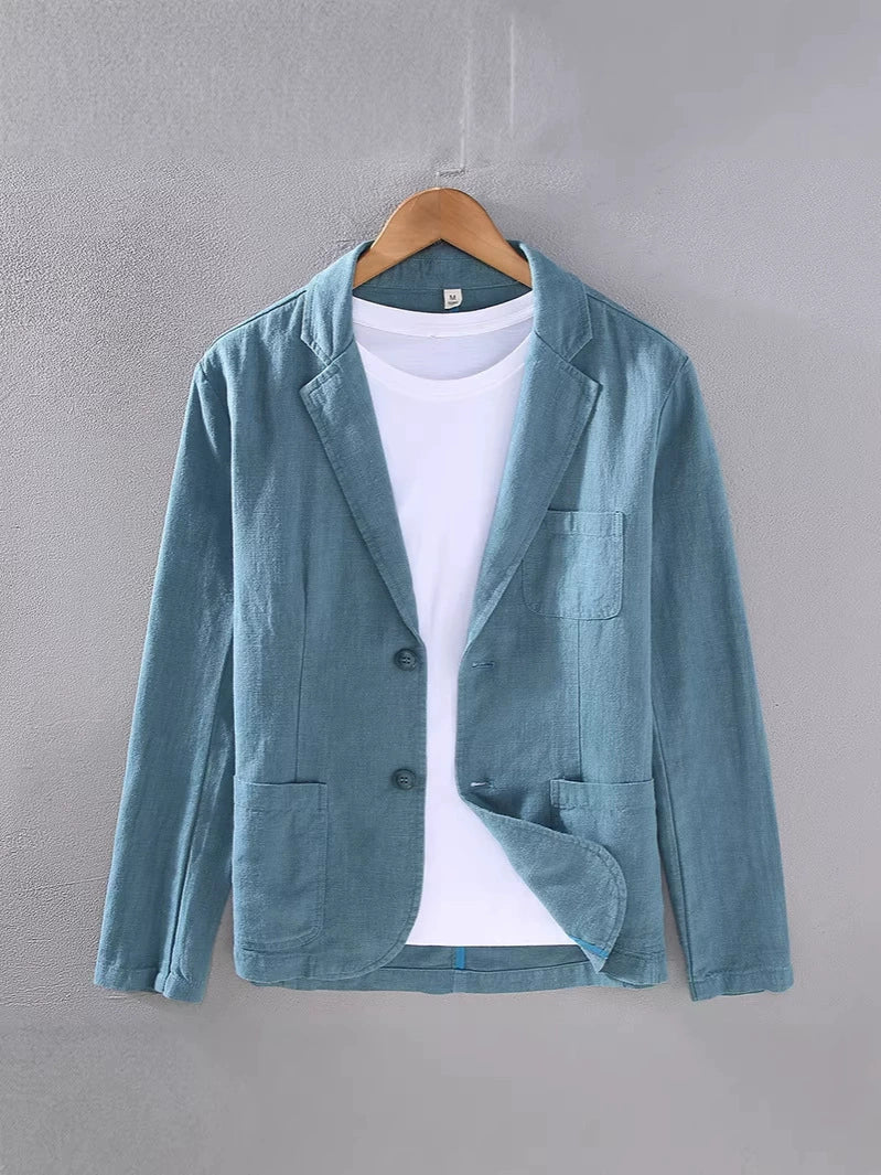 Julian Moreau | Lightweight Linen Blazer For Men
