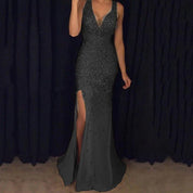 Serena Bellini | Sequin Mermaid Evening Dress For Women