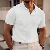 Leonardo Sinclair | Textured Summer Polo Shirt For Men