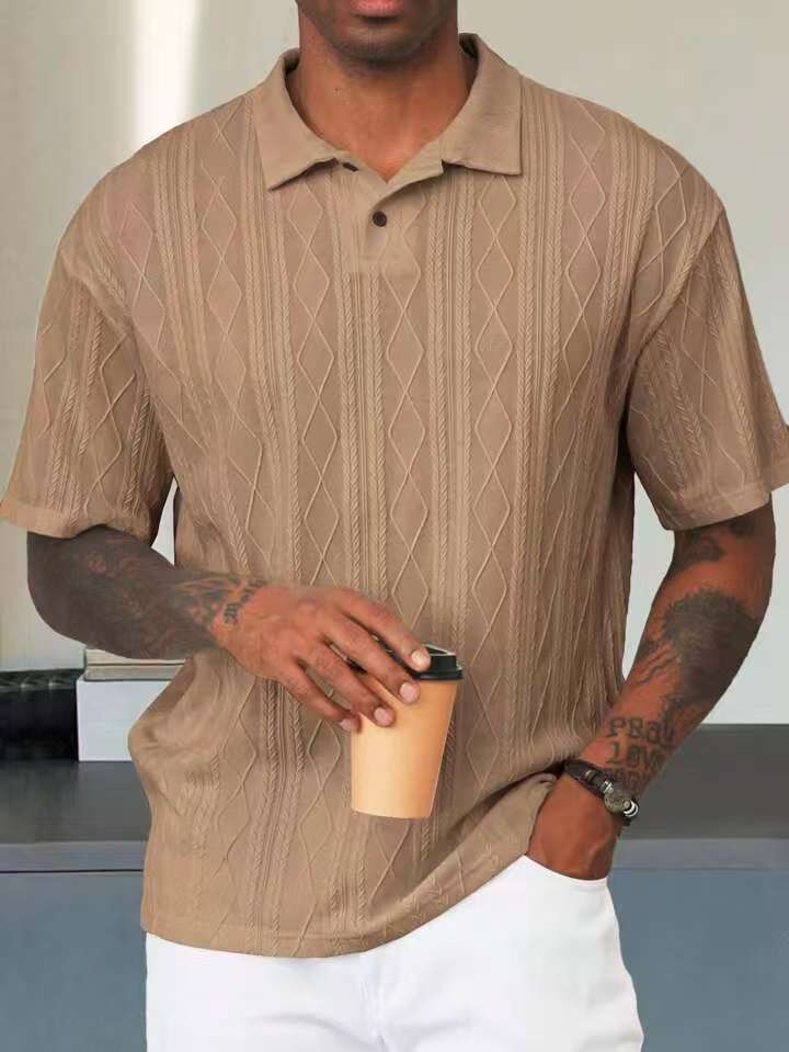 Marco Bellini | Premium Textured Polo Shirt For Men