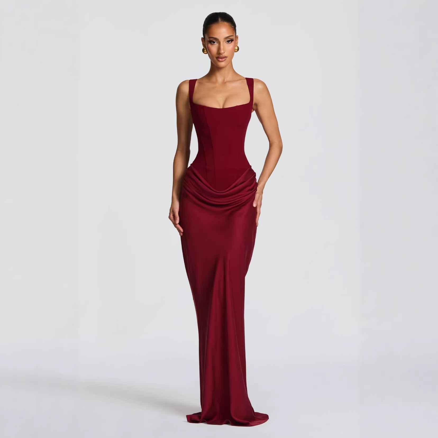 Valentina Moreau | Elegant Corset Maxi Dress For Women