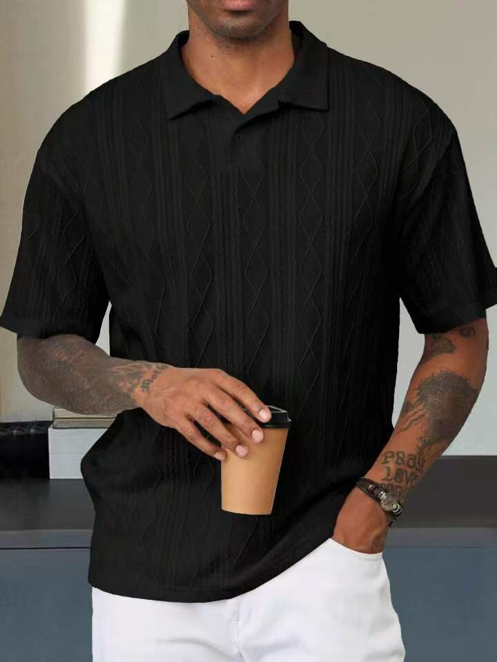 Marco Bellini | Premium Textured Polo Shirt For Men