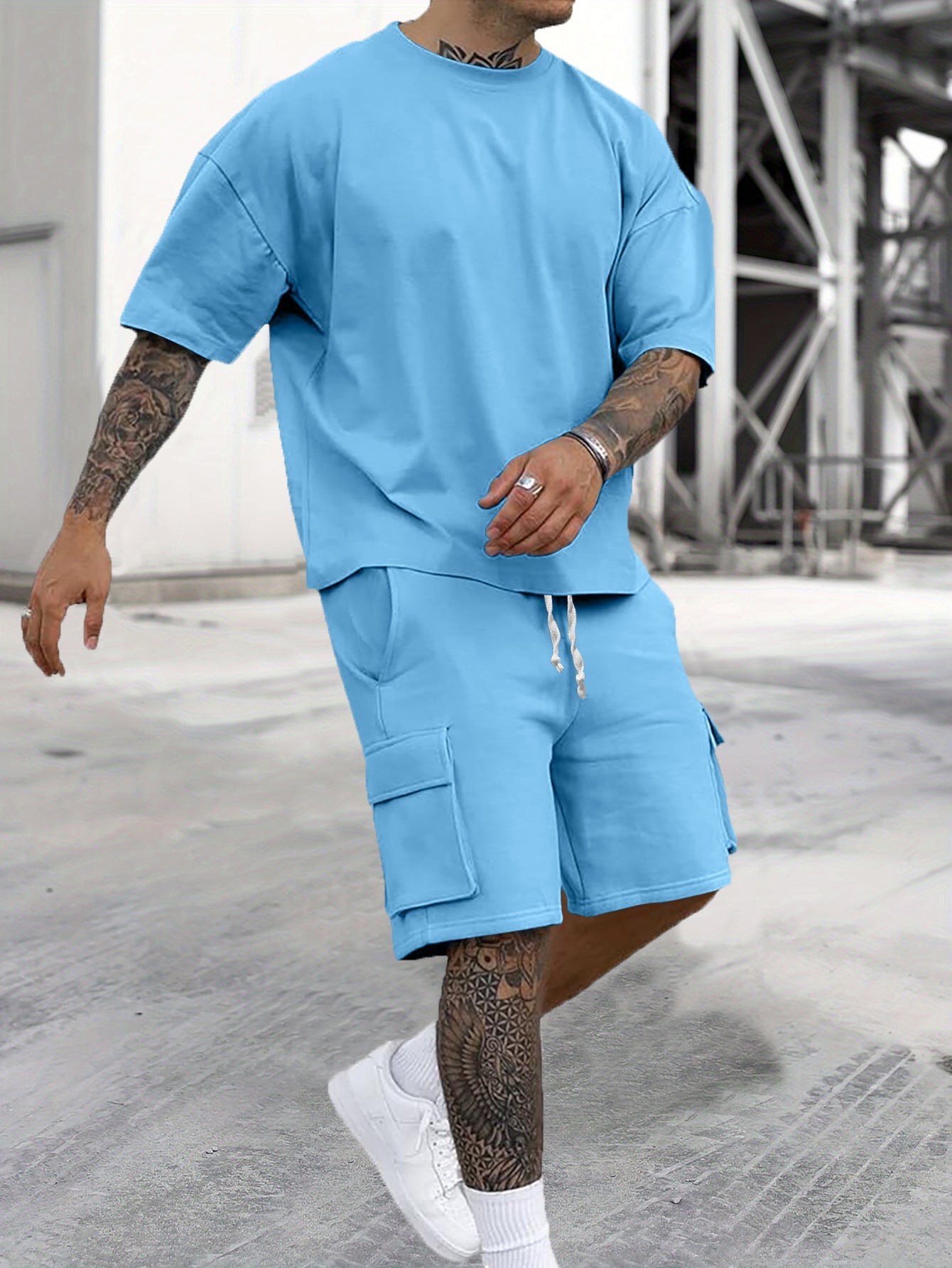 Marco Bellini | Relaxed Cargo Lounge Set For Men