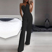 Camille Laurent | Strapless Evening Jumpsuit For Women