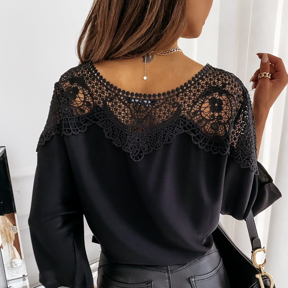 Candice Holloway | Lace Detail Blouse For Women