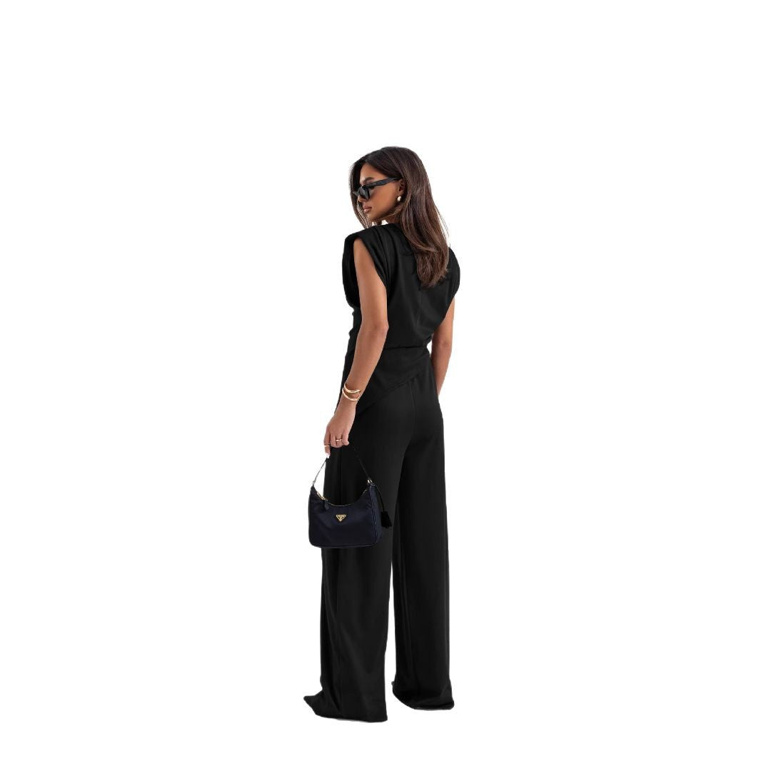 Isabella Moreau | Elegant Draped Two-Piece Set For Women