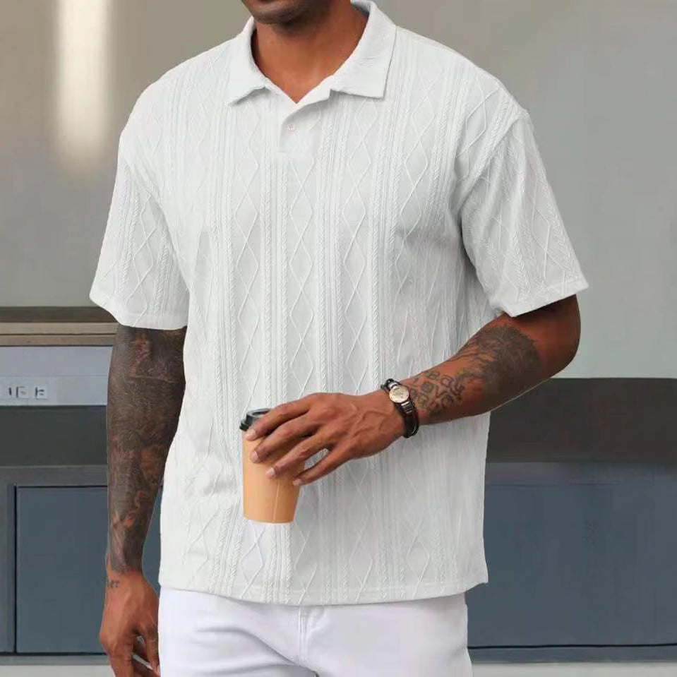 Marco Bellini | Premium Textured Polo Shirt For Men