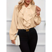 Vivienne Beaumont | Elegant Ruffle Blouse For Women