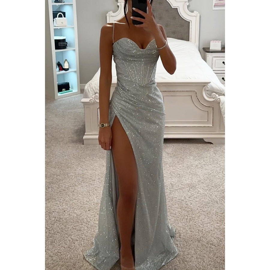 Arabella Fontaine | Sequin Evening Maxi Dress For Women