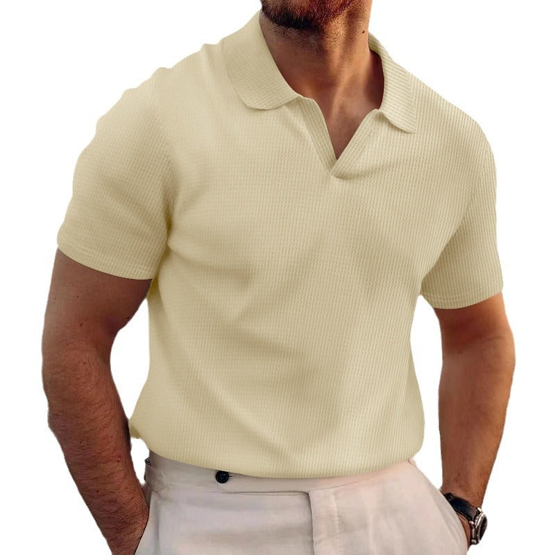 Leonardo Sinclair | Textured Summer Polo Shirt For Men