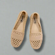 Monica Ayers | Breathable Woven Flats For Women