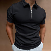 Alessandro Moretti | Zip Collar Polo Shirt For Men