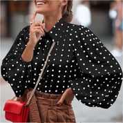 Vivienne Ashford | Polka Dot Statement Blouse For Women