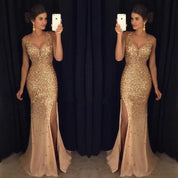 Serena Bellini | Sequin Mermaid Evening Dress For Women
