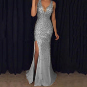 Serena Bellini | Sequin Mermaid Evening Dress For Women