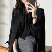 Camille Laurent | Elegant Bow Tie Blouse For Women