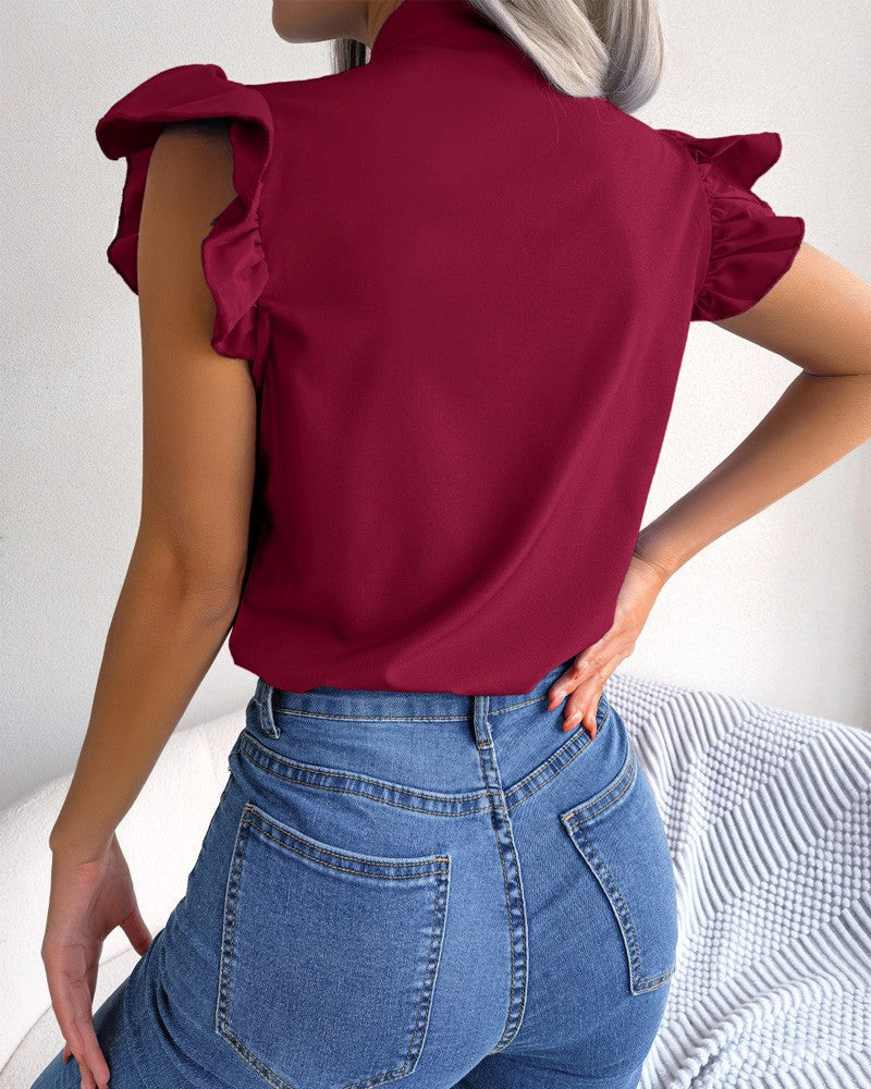 Vivienne Laurent | Elegant Bow Tie Blouse For Women