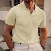 Leonardo Sinclair | Textured Summer Polo Shirt For Men